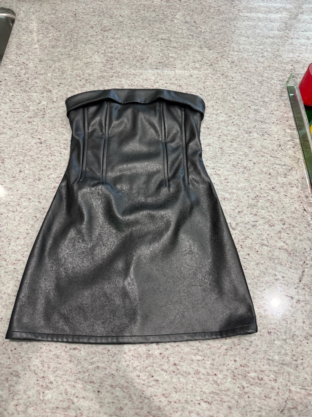 Brooklyn Karma faux leather dress